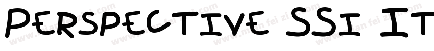 Perspective SSi Italic字体转换